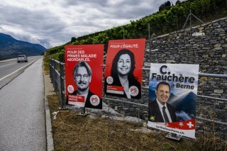 Des affiches pour les élections fédérales de 2023